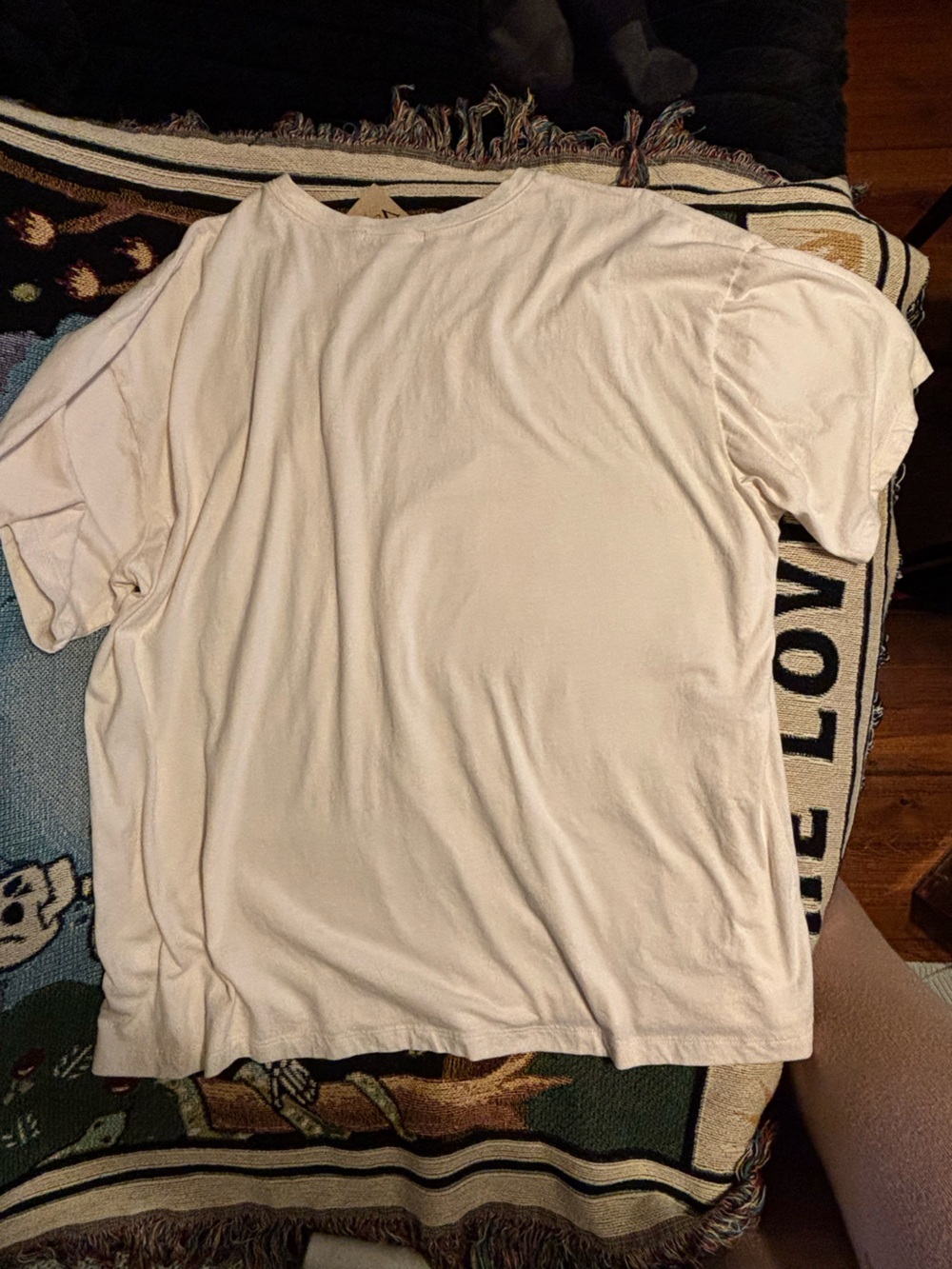 Rae Mode Women’s Short Sleeve Crewneck Tee — Soft Cream - Picture 4 of 11